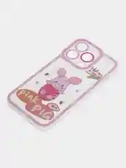 Бежевый меланж чехол на iPhone 11, 12, 13 / 14 Pro Max,  7/ 8 Plus, XR, XS, X , прозрачный