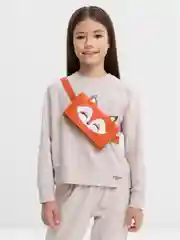 Сумка поясная конверт "Лисёнок", 19*11 см