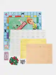 Бежевый экономическая игра. Монополия детская. Настольная игра