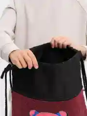 Алый мешок для обуви блестящий
