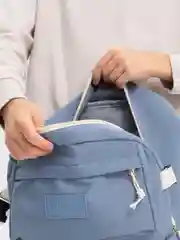 Голубой рюкзак школьный, рюкзак женский