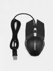 Проводная компьютерная мышка FaisON M-11, оптическая, RGB, 800/1200/1600 dpi, кабель 1.5 м