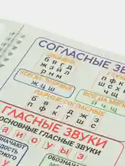 Прописи для школьников на русском языке Многоразовая с углублениями и исчезающими чернила