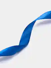 Синий лента атласная