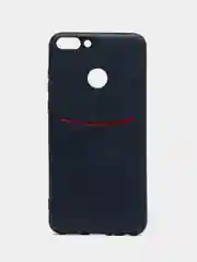 Темно-синий чехол с визитницей, карманом Huawei P20 Pro/Y5 2019/P30/PSmart 2018/P30 Lite/P20/P20 Lite