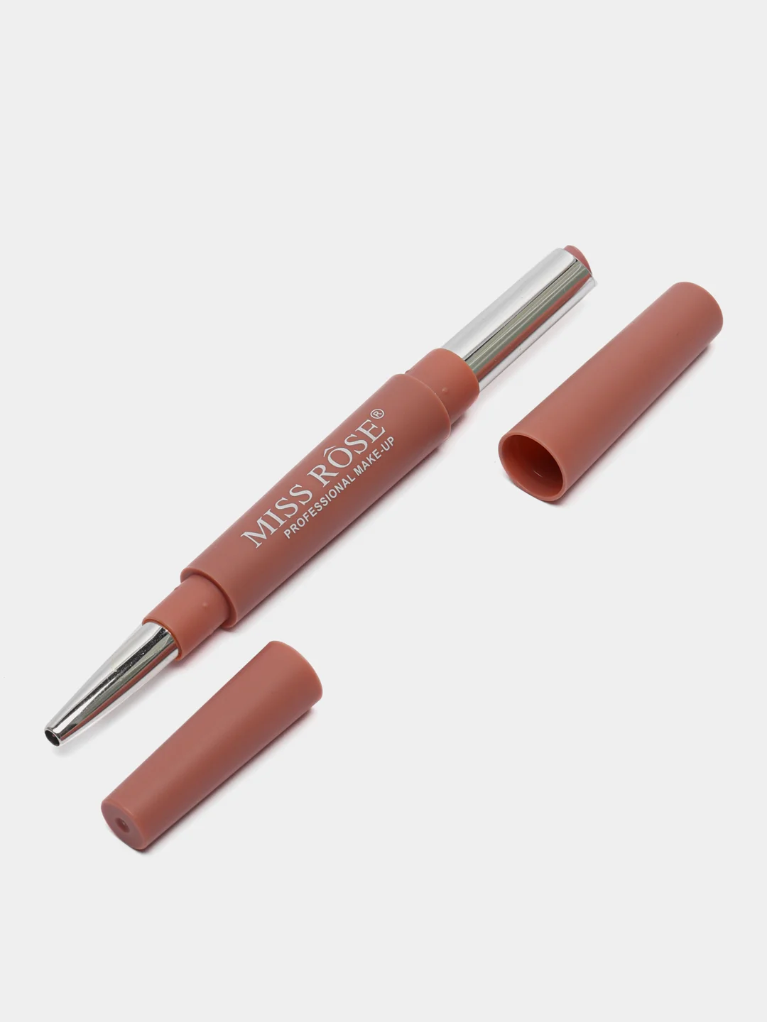 Карандаш для губ MISS ROSE HIGH PIGMENT, 2 в 1