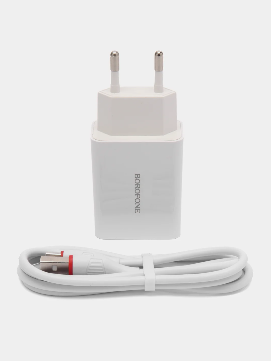 Желтый сетевое зарядное устройство с быстрой зарядкой Type-C / micro-USB, зарядник, комплект
