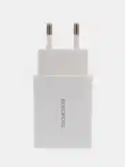 Желтый сетевое зарядное устройство с быстрой зарядкой Type-C / micro-USB, зарядник, комплект