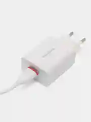 Желтый сетевое зарядное устройство с быстрой зарядкой Type-C / micro-USB, зарядник, комплект