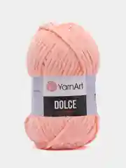 Кораллово-розовый пряжа плюшевая YarnArt Dolce (ЯрнАрт Долче)