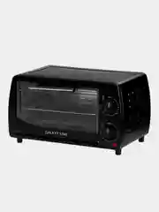 Черный мини-печь Galaxy LINE GL2626, 10л, 1000 Вт