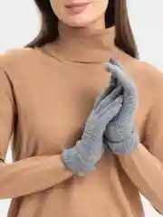 Серый перчатки сенсорные