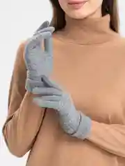 Серый перчатки сенсорные
