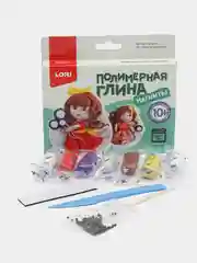 Набор для творчества. Лепка из полимерной глины. Магниты Милые куклы. Lori
