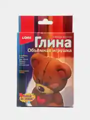 Набор для детского творчества. Игрушка объемная из глины Игрушечный мишка. Lori