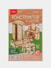 Набор для творчества и рукоделия. Конструктор из дерева мебель Спальня. Lori