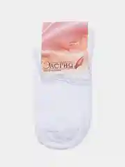 Белый носки женские х/б, набор 3 пары