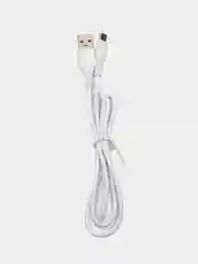 Белый кабель для зарядки мобильных устройств MICRO USB Denmen D06V, 1 метр, черный, белый