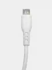 Белый кабель для зарядки мобильных устройств MICRO USB Denmen D06V, 1 метр, черный, белый