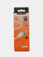 Кабель-USB BOROFONE BX14 для зарядки и передачи данных Lightning, 2.4A