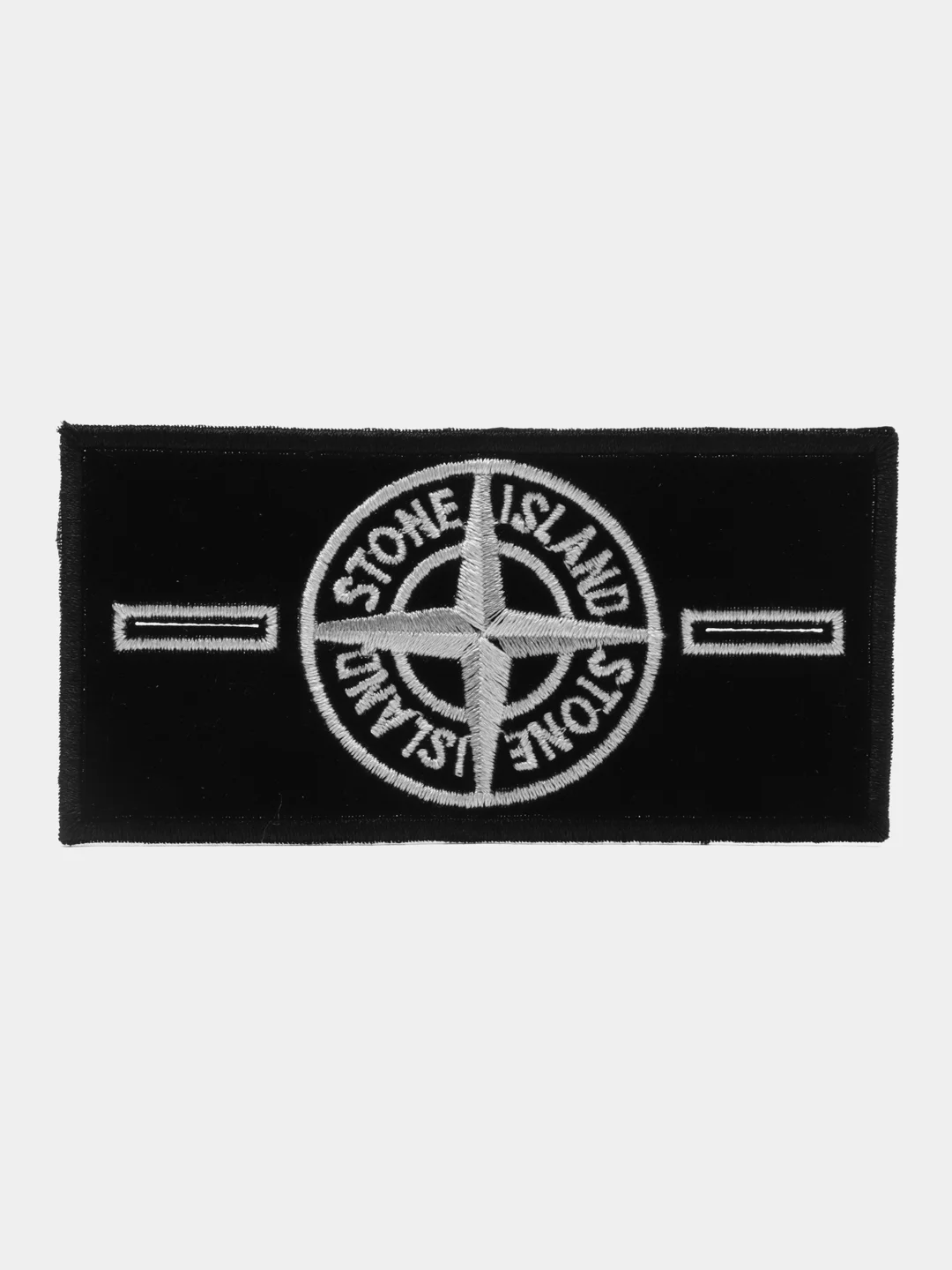 Бордовый комплект нашивок в стиле Stone Island, патч