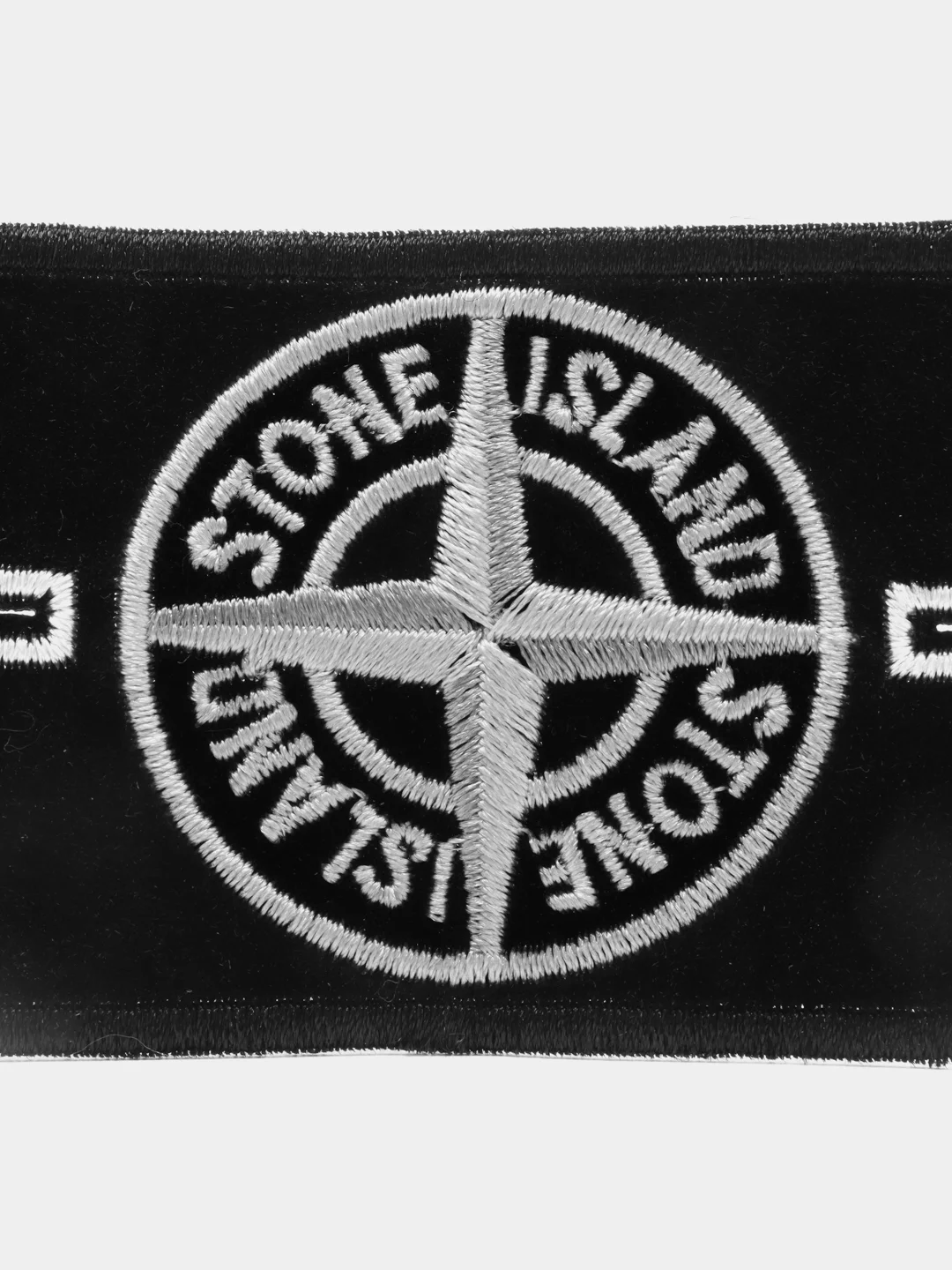 Бордовый комплект нашивок в стиле Stone Island, патч