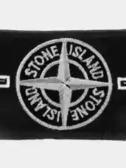 Бордовый комплект нашивок в стиле Stone Island, патч