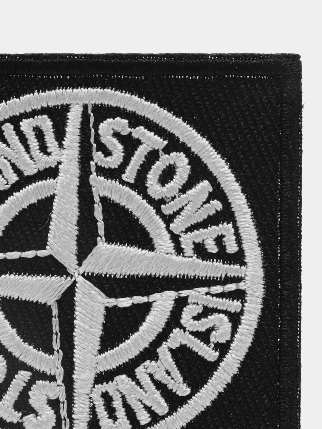 Бордовый комплект нашивок в стиле Stone Island, патч