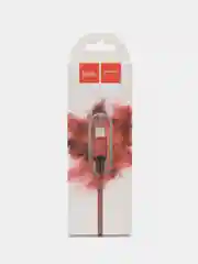 Красный кабель зарядный для Apple USB Lightning Hoco X14 быстрая зарядка, 1 m и 2 m