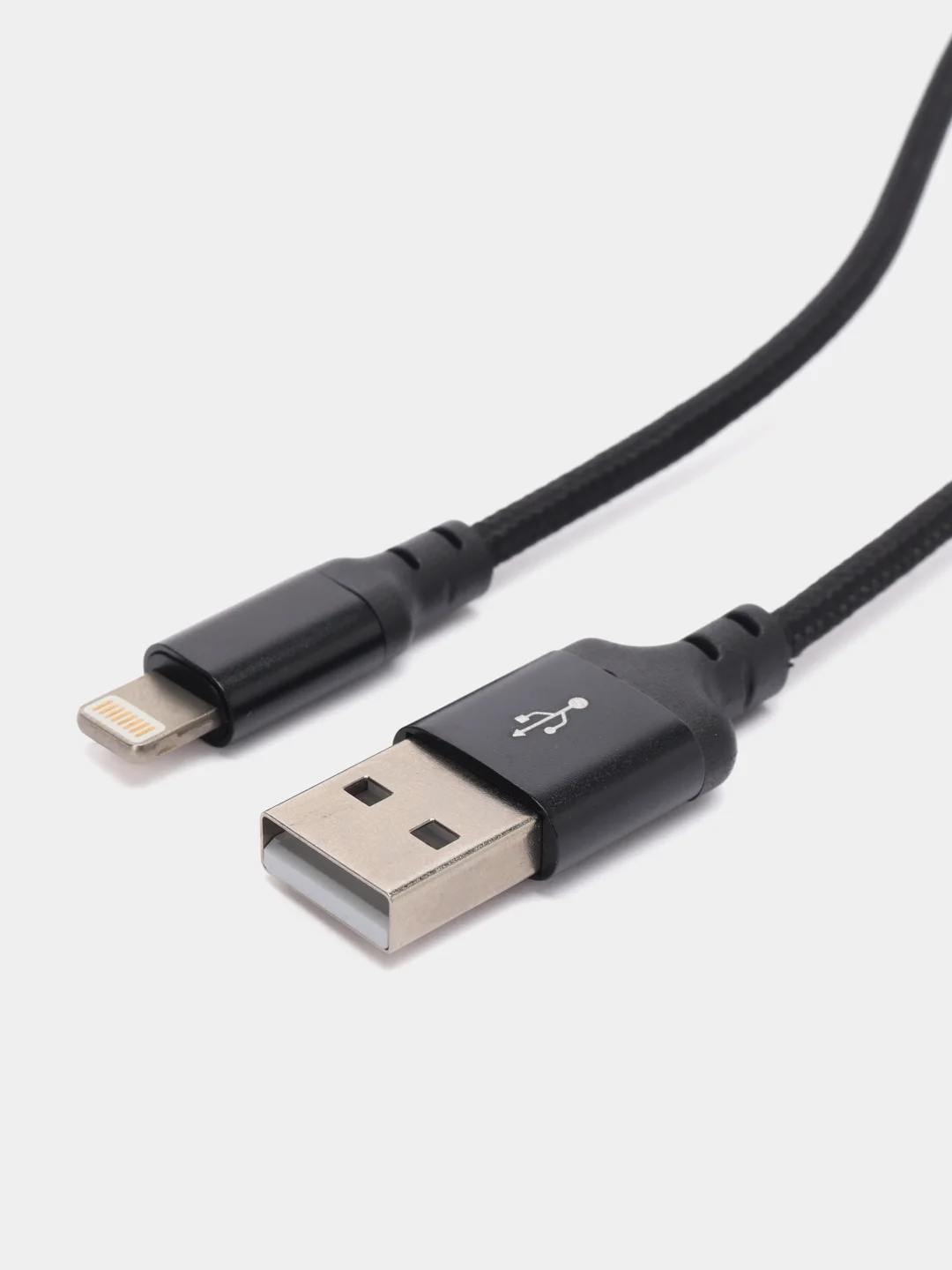 Черный кабель зарядный для Apple USB Lightning Hoco X14 быстрая зарядка, 1 m и 2 m