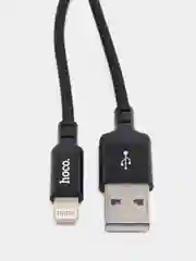Черный кабель зарядный для Apple USB Lightning Hoco X14 быстрая зарядка, 1 m и 2 m