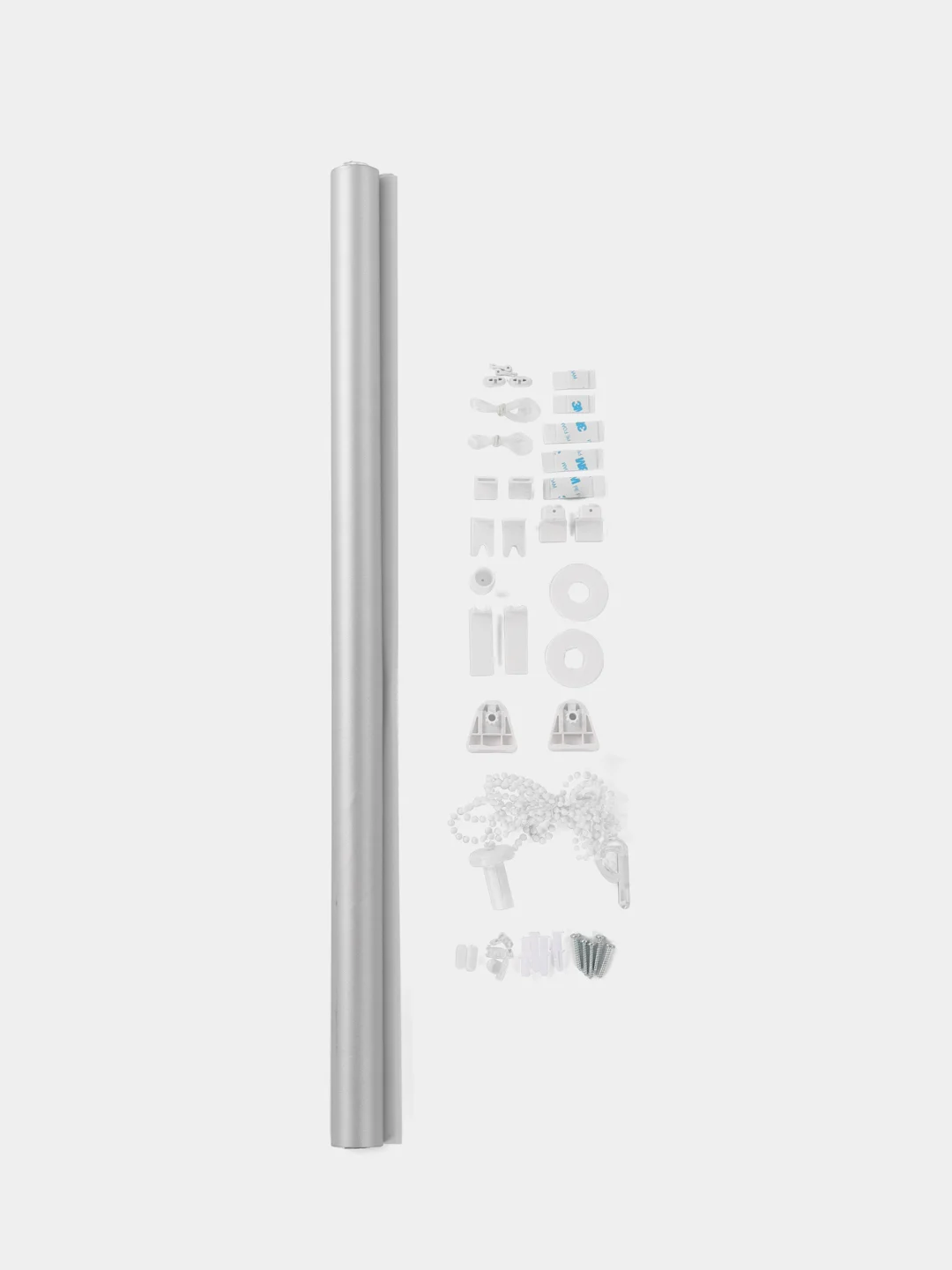 Штора рулонная BRABIX 70*175 см, "Блэкаут", 240 г/м2, кремовый D-12 серебро, 606011