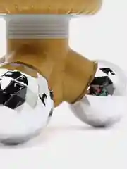 Золотой роликовый 3D массажер для тела и лица