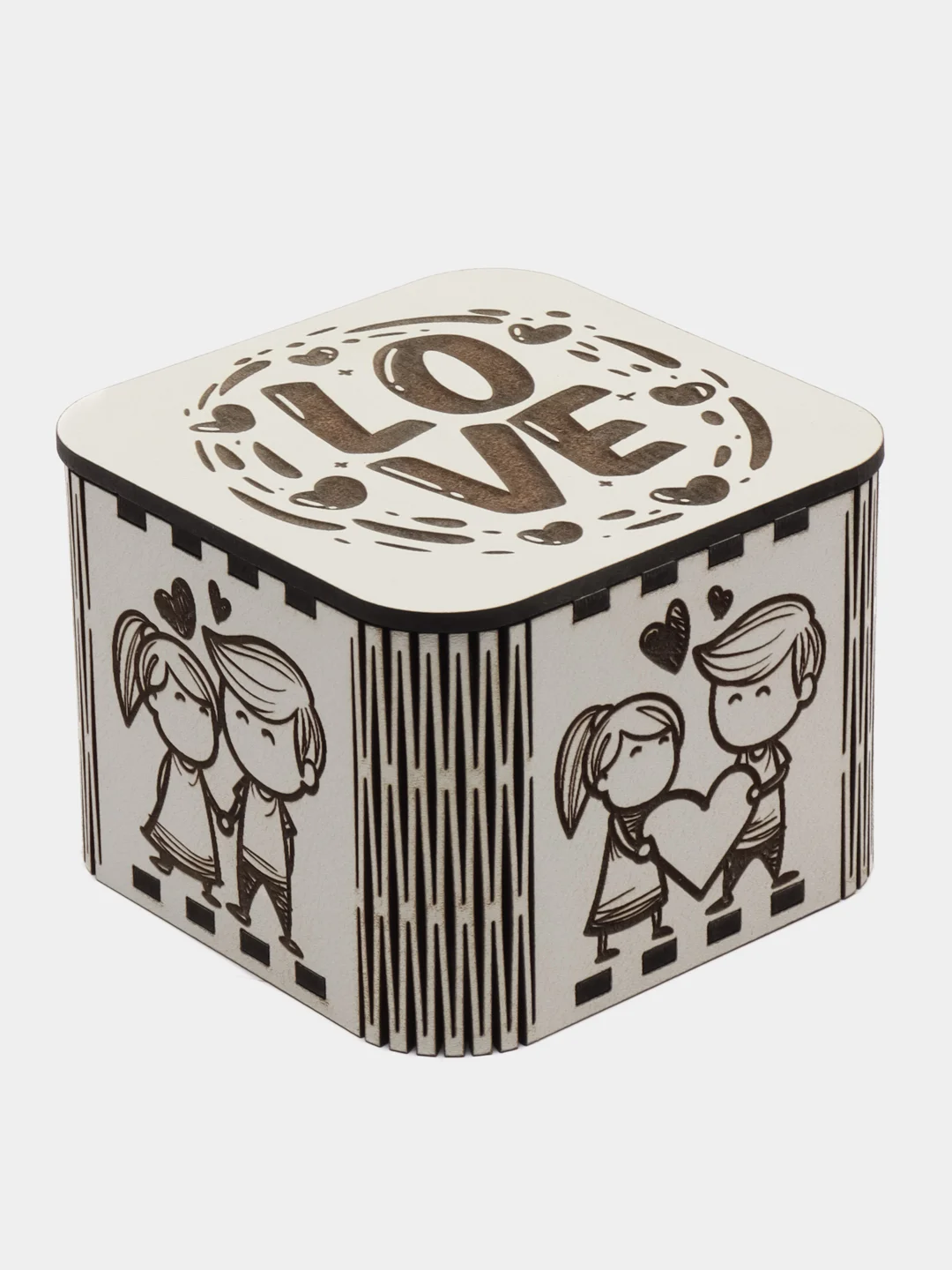 Подарочная коробка, шкатулка "Love is", шкатулка из дерева