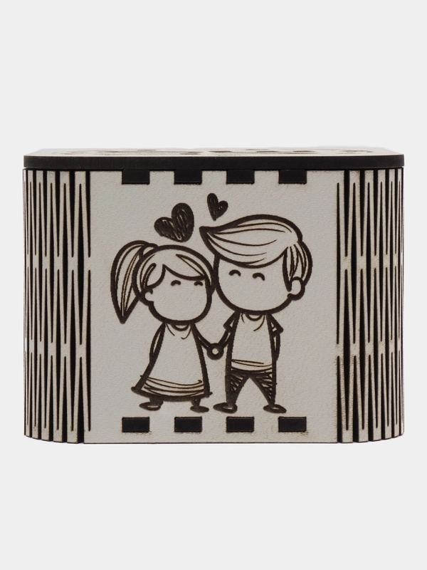 Подарочная коробка, шкатулка "Love is", шкатулка из дерева