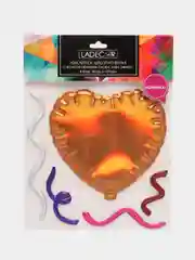 Коралловый 429007 LADECOR наклейка декоративная с фольгир. слоем, в виде звезд и сердец