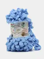 Светло-синий пряжа Alize Puffy петельки