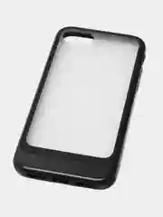 Серебряный прозрачный чехол-бампер (акриловый) для iPhone