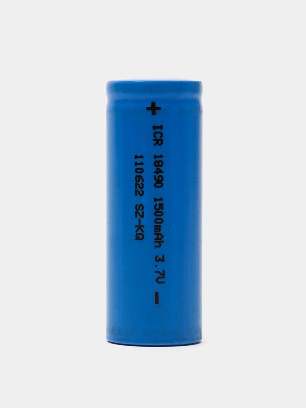 Аккумулятор типа 18490, 1500 mAh, Li-ion, без защиты