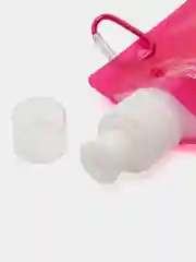 Розовый складная бутылка для воды