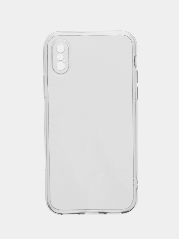 Чехол iPhone XS / X прозрачный силиконовый