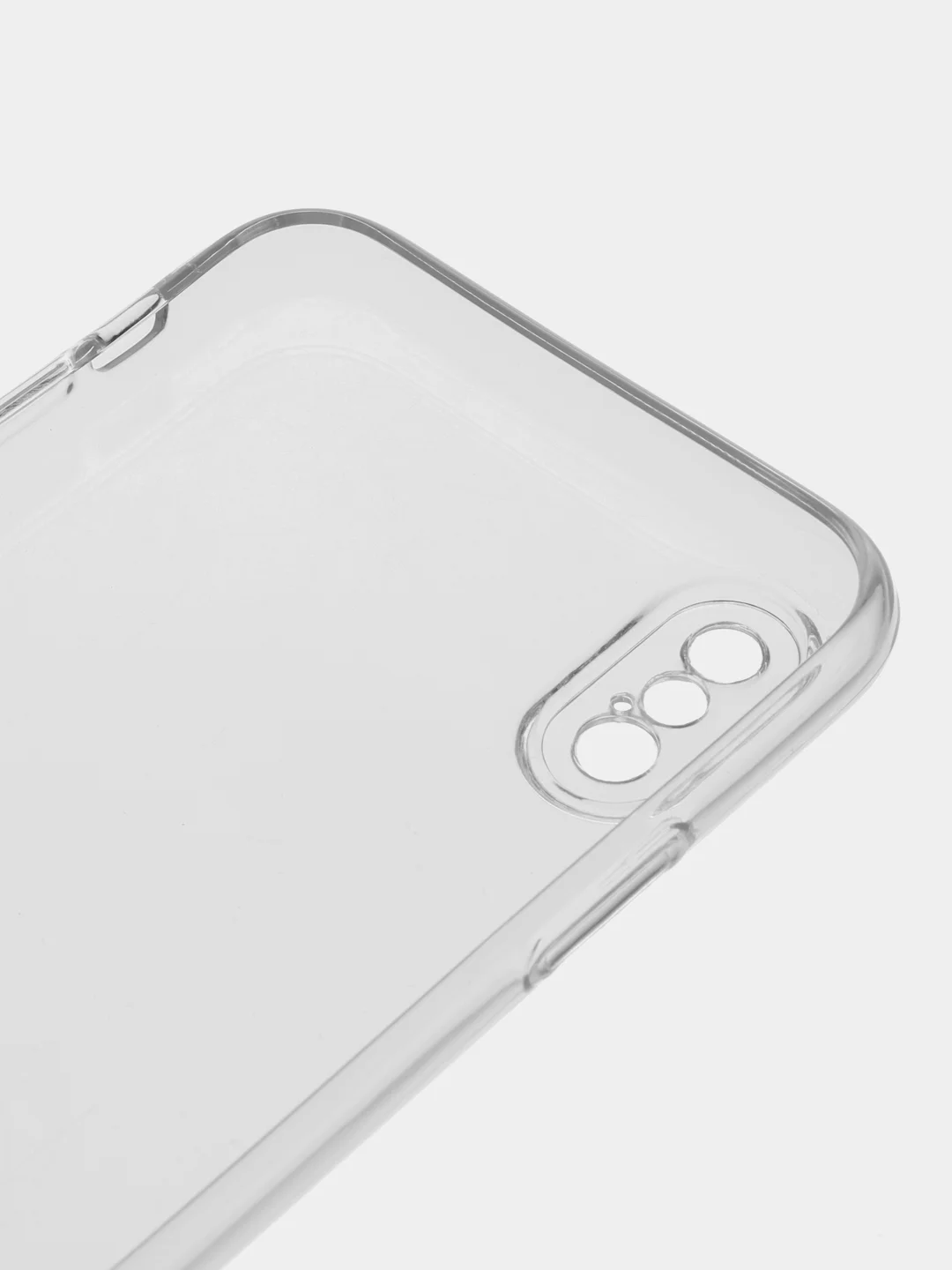 Чехол iPhone XS / X прозрачный силиконовый