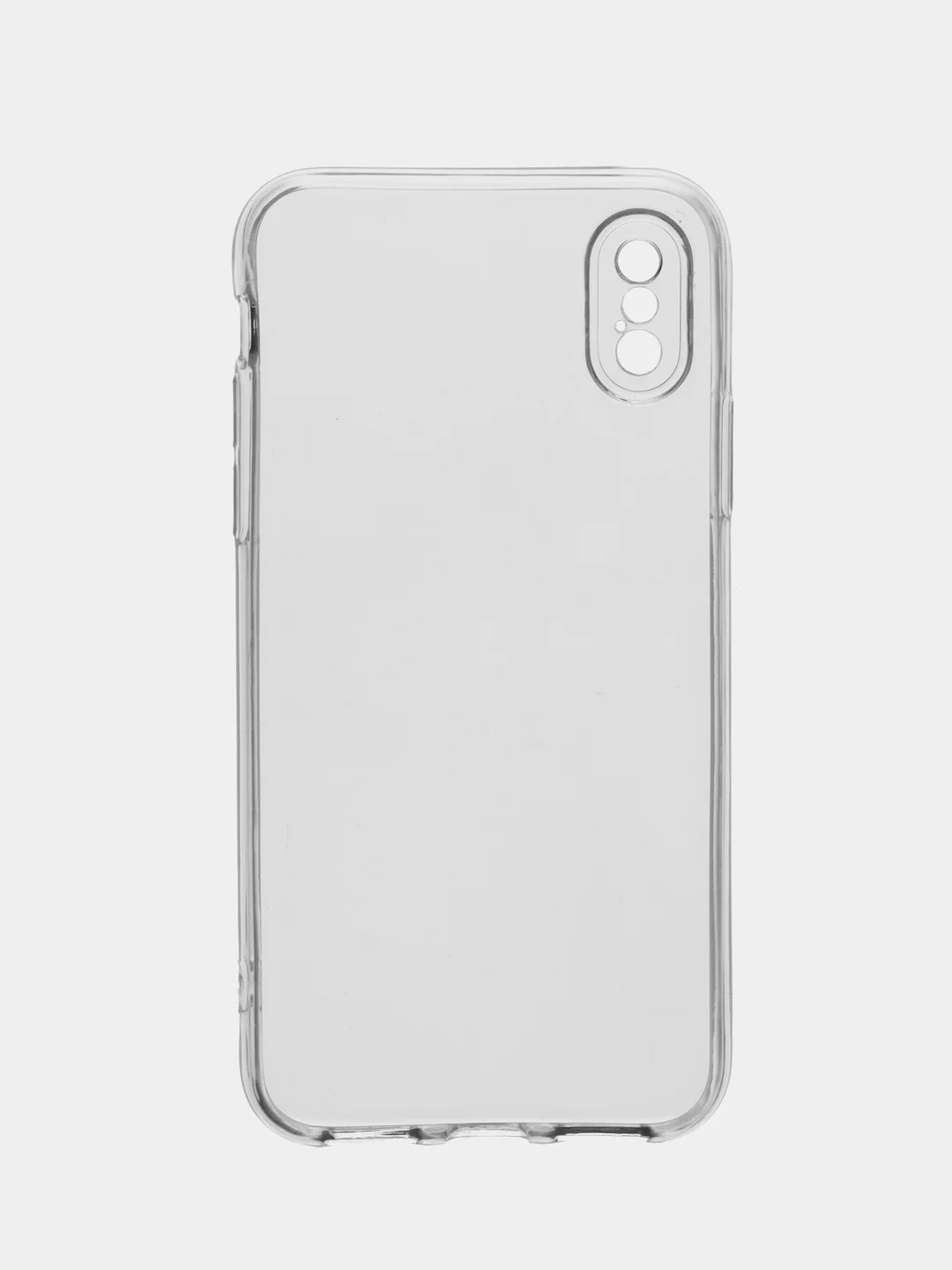 Чехол iPhone XS / X прозрачный силиконовый