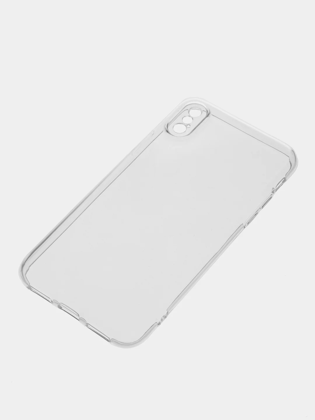 Чехол iPhone XS / X прозрачный силиконовый