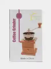 Ручная Кофемолка с Деревянным Основанием, Мельница для Специй и Кофе в Ретро-Стиле