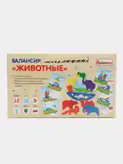 Балансир "Животные" - деревянная настольная развивающая игра