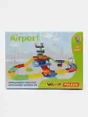Аэропорт "Play City" с дорогой, Полесье машины игрушки