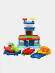 Аэропорт "Play City" с дорогой, Полесье машины игрушки