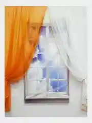 Штора для кухни "Софи" оранжевый