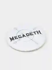 Белый значок Megadeth, 37 мм